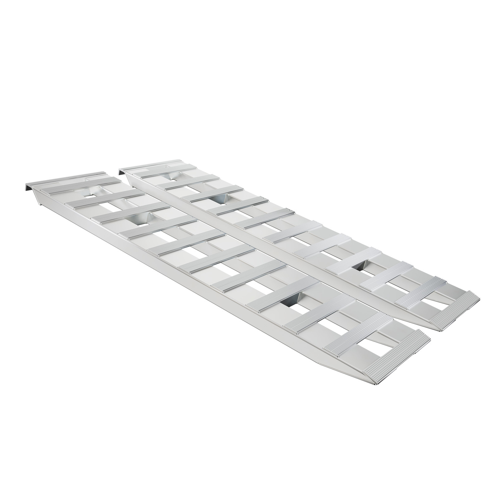 Pair Aluminum 6800LBS Hook End Ramps For Truck Car Auto Trailer 60''X15''