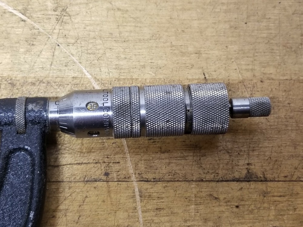Central Tool 2-3" Outside Diameter Micrometer Ratchet Stop Unique Head