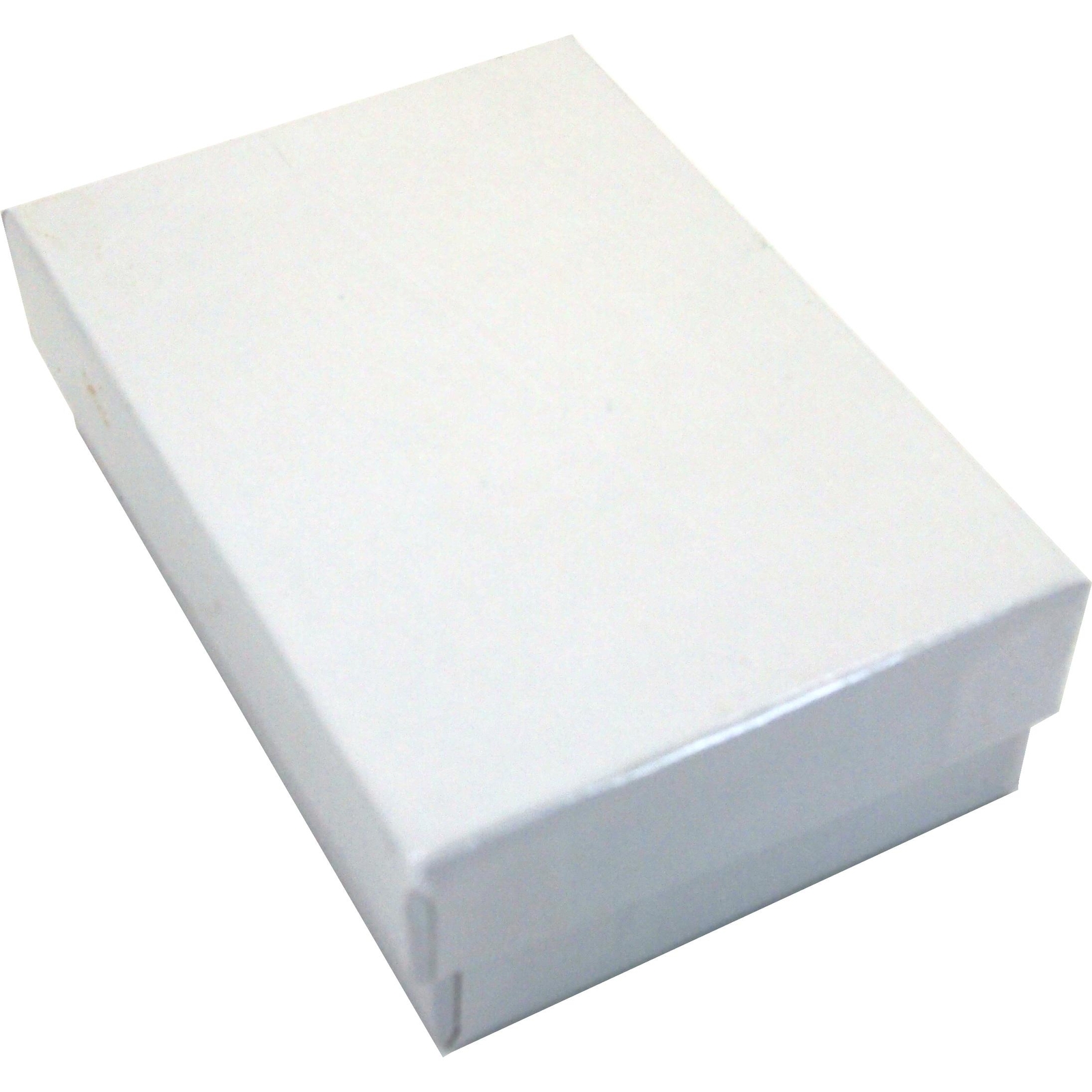 12 Cotton Boxes White Pendant Chain Jewelry Displays