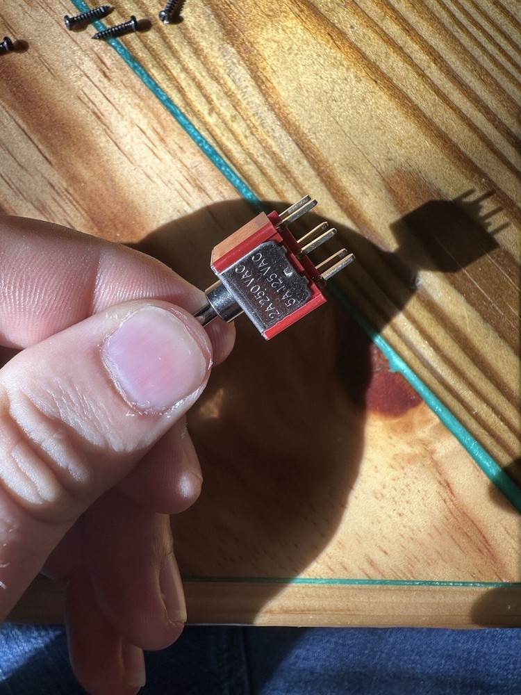 DPDT On-On-On Panel Mount switch