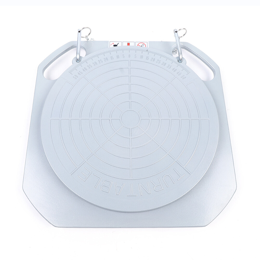 2pcs Car Front End Wheel Alignment Turntable Turn Plates Tool &Transition Block