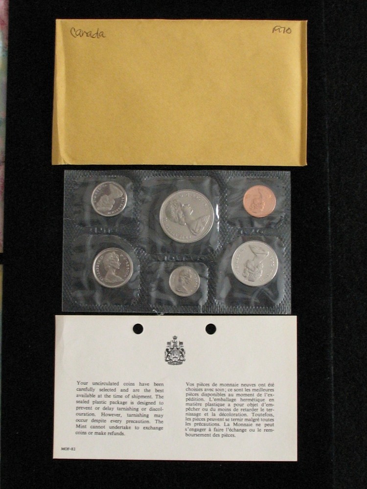 1970 CANADA PROOFLIKE MINT SET * WITH ORIGINAL MINT PACKAGING *
