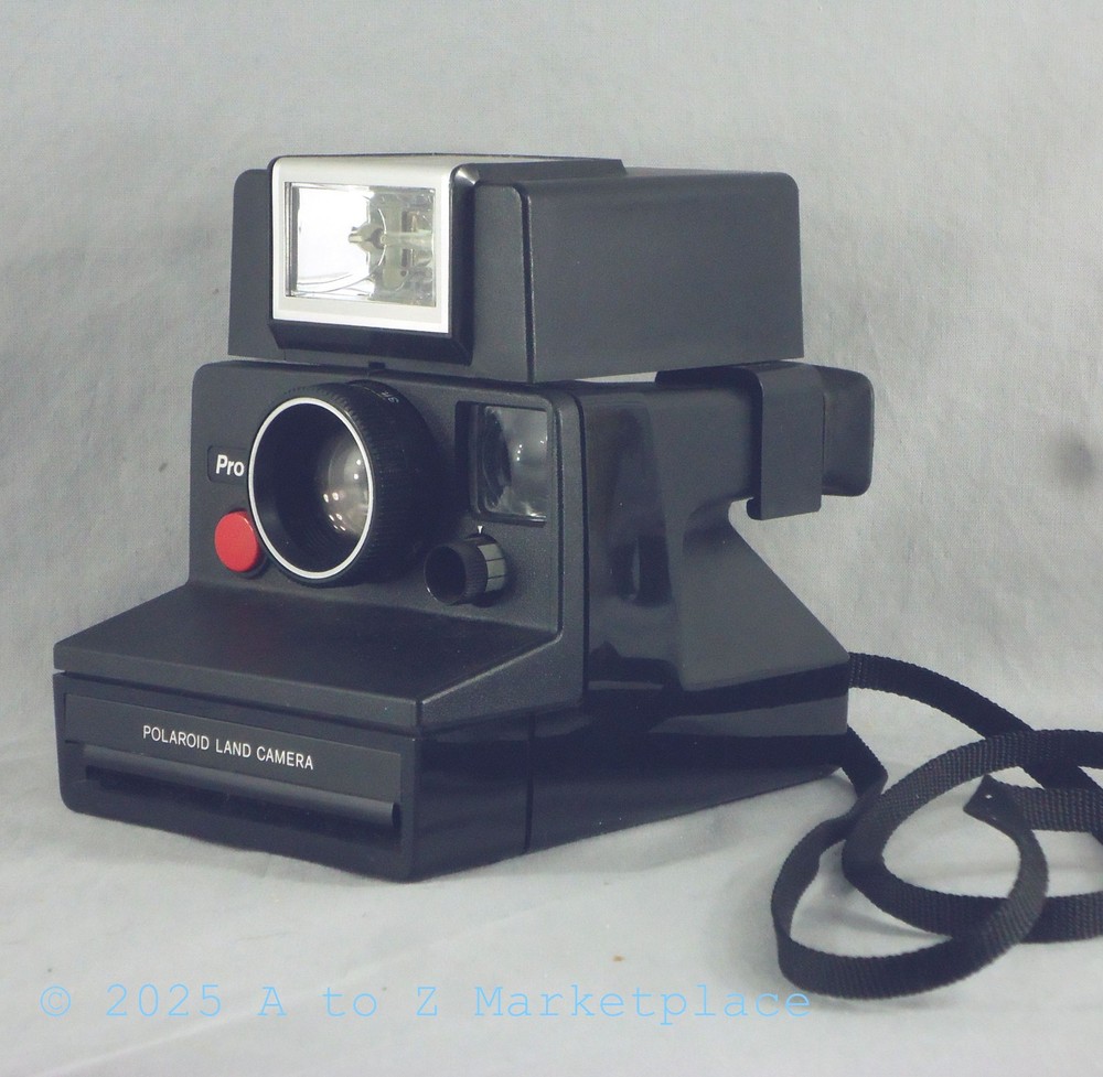 Polaroid Pronto! Land Camera & ITT MagicFlash Untested All contacts clean