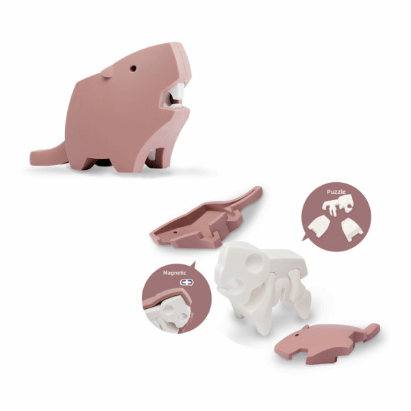 HALF FOREST: Beaver Magnetic Half Toy 3+