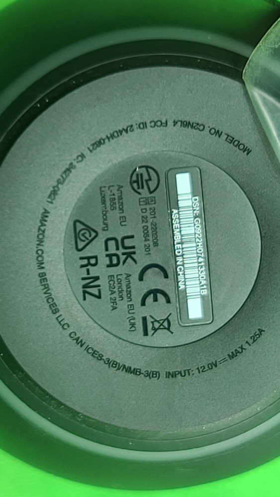 Amazon Echo Dot 5th Gen Smart Speaker Black C2N6L4