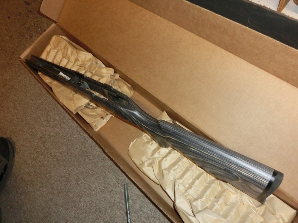 Mauser 98 Stock - Grey Laminate