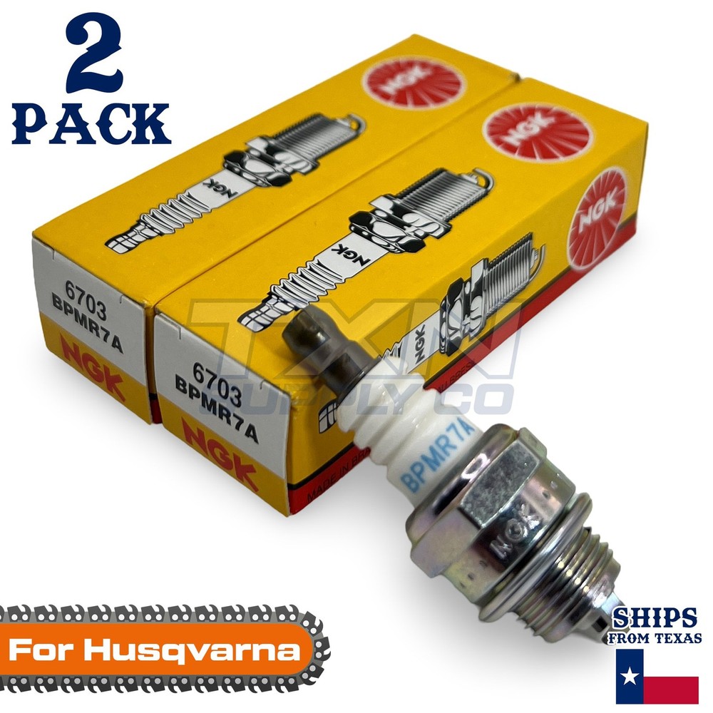 2 Pack NGK Spark Plug - For 261 Husqvarna Chainsaw