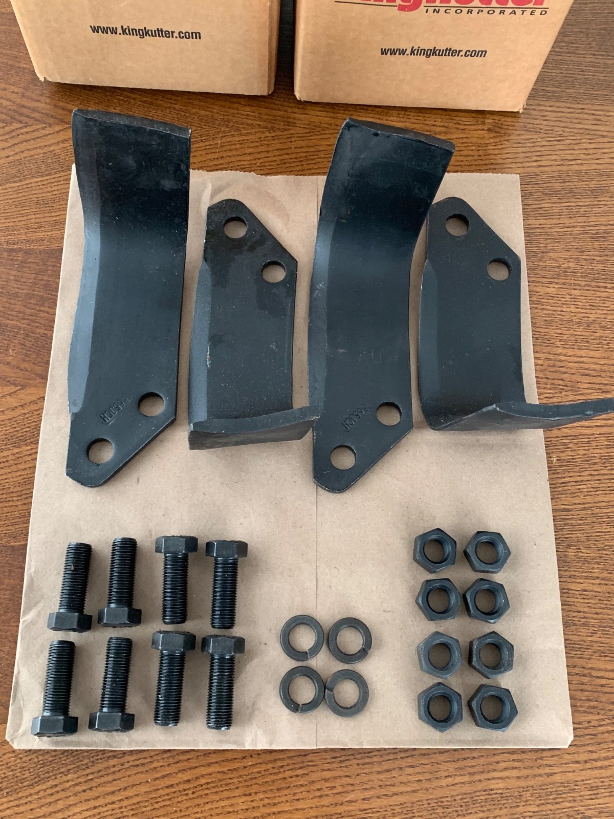 (2) Pair -King Kutter RH/LH Tiller Tine Set #505002 Fits TG/TG-G also in #505006