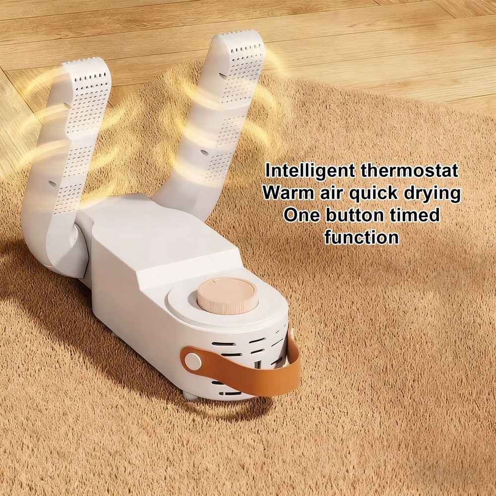 Portable Boot & Shoe Dryer Warmer - Foldable Fast Drying Device With Timer For