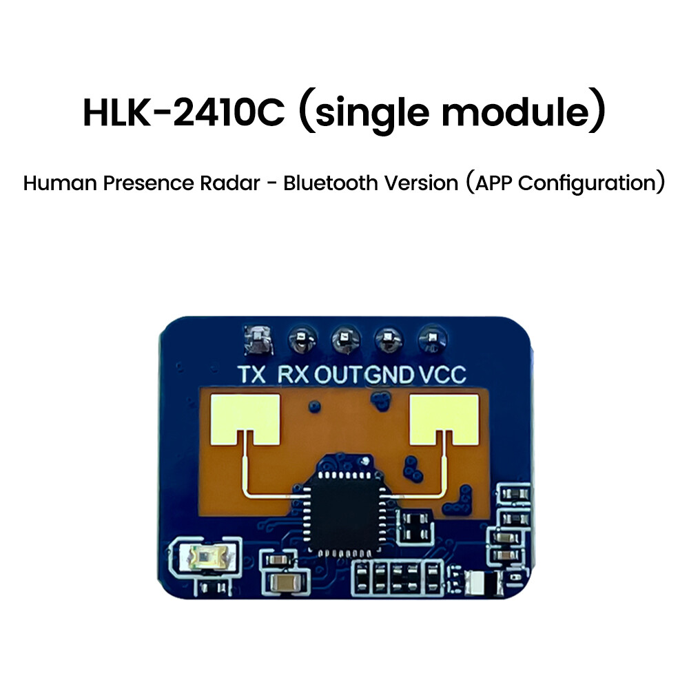 HLK-LD2410C DC5V 24G Human Presence Status Radar Sensor Motion Detection Module