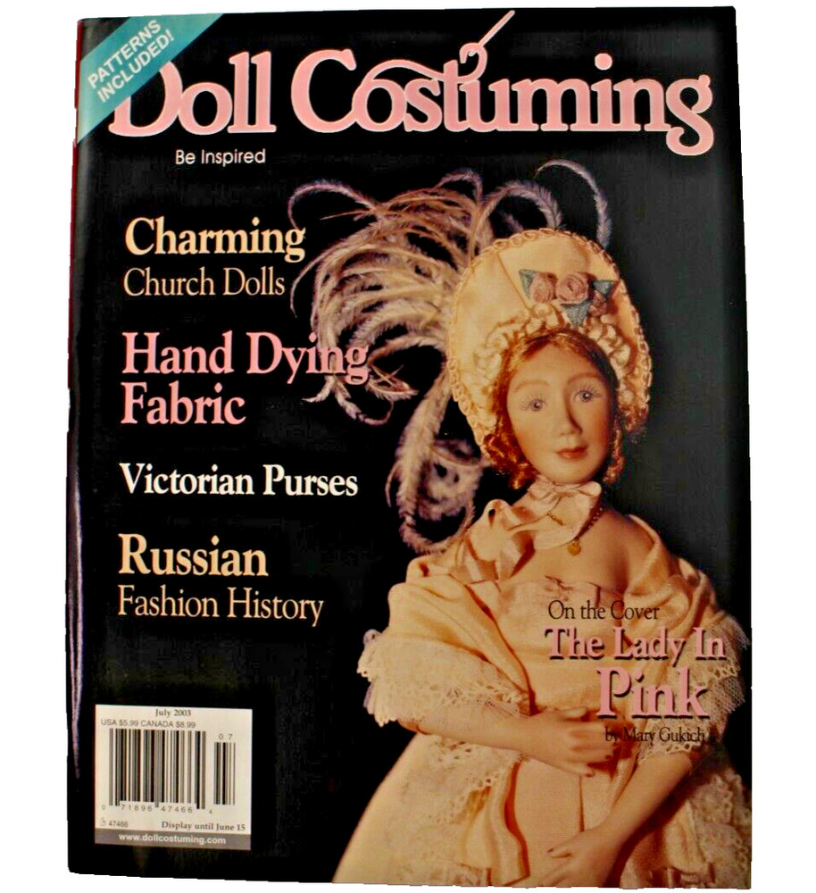 Doll Costuming with Patterns July  2003 (no Pattern)