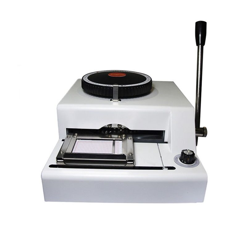 PVC Card Embosser Machine VIP Card Typewriter Letters Numbers Embossing Coder