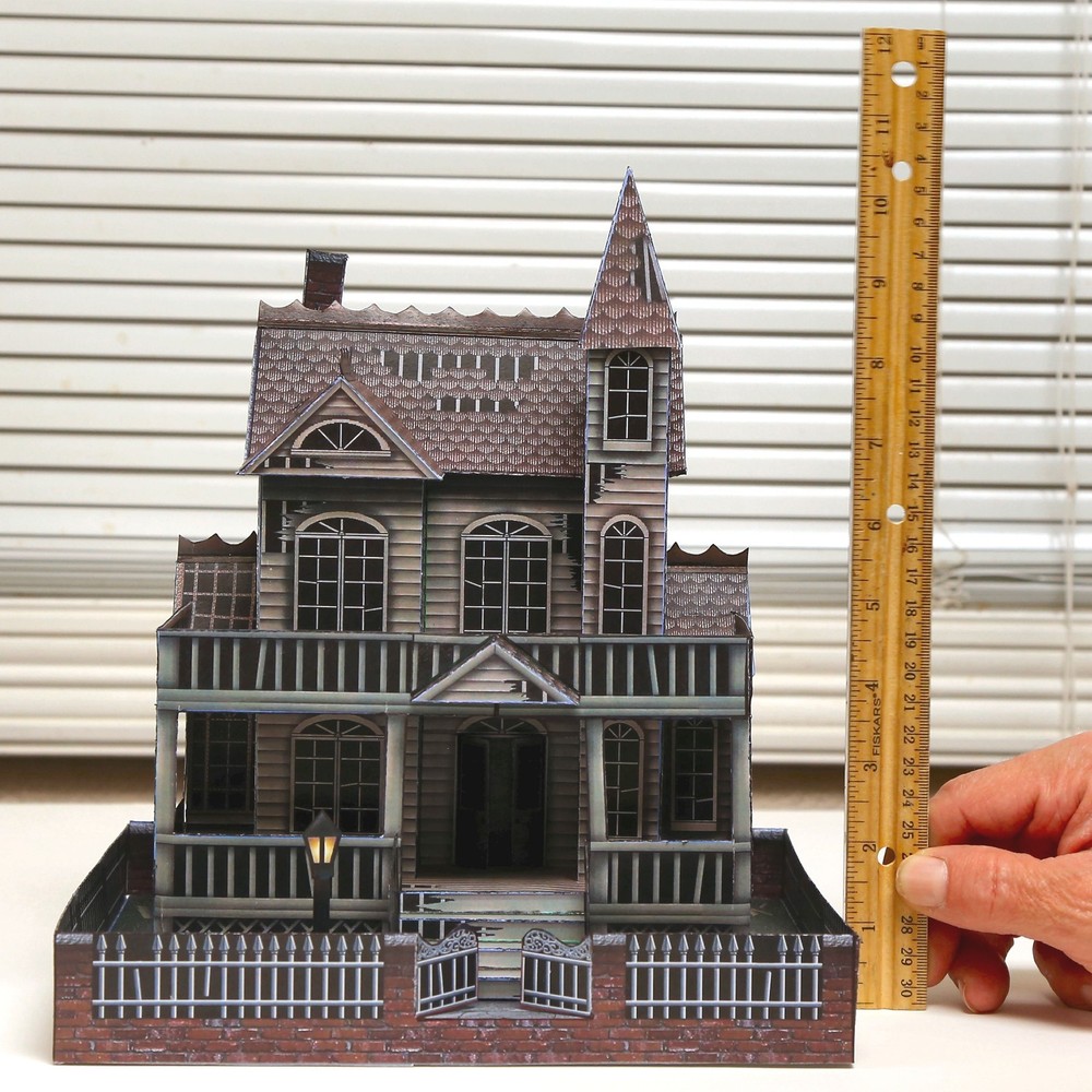 THE GHOST HOUSE Haunted House paper model