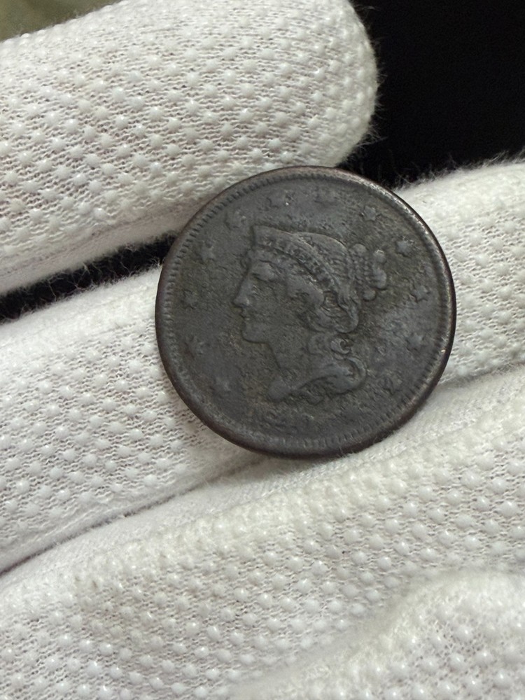 1840 Large Cent Large Date US Type Coin