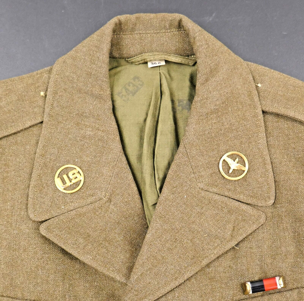 US Air Force Post-WWII IKE Jacket German Made Patch Ribbon