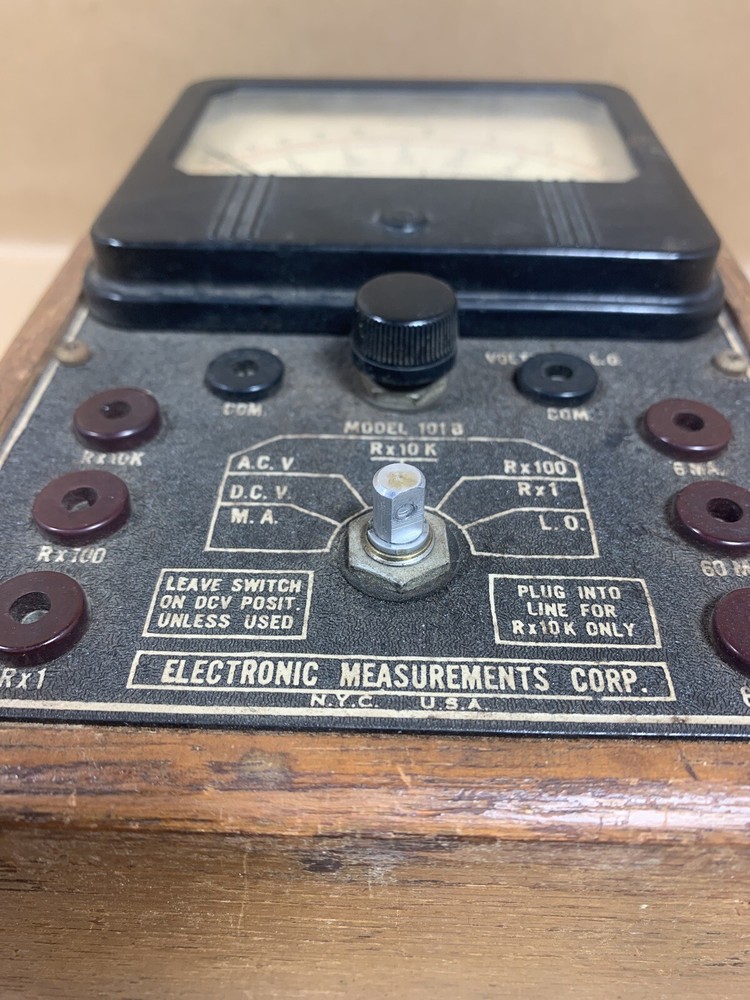 EMC Model 101B Volt OHM Meter - Electronic Measurements Corporation - UnTested