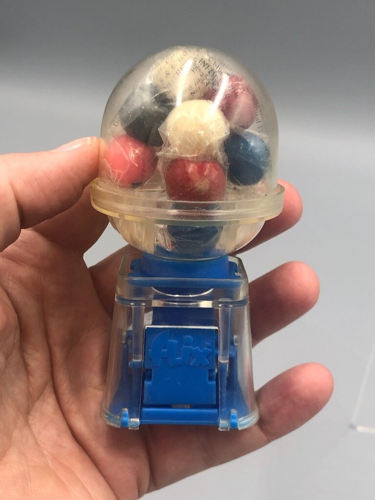 1990s Full FLIX BUBBLE GUM Machine CANDY CONTAINER Vintage