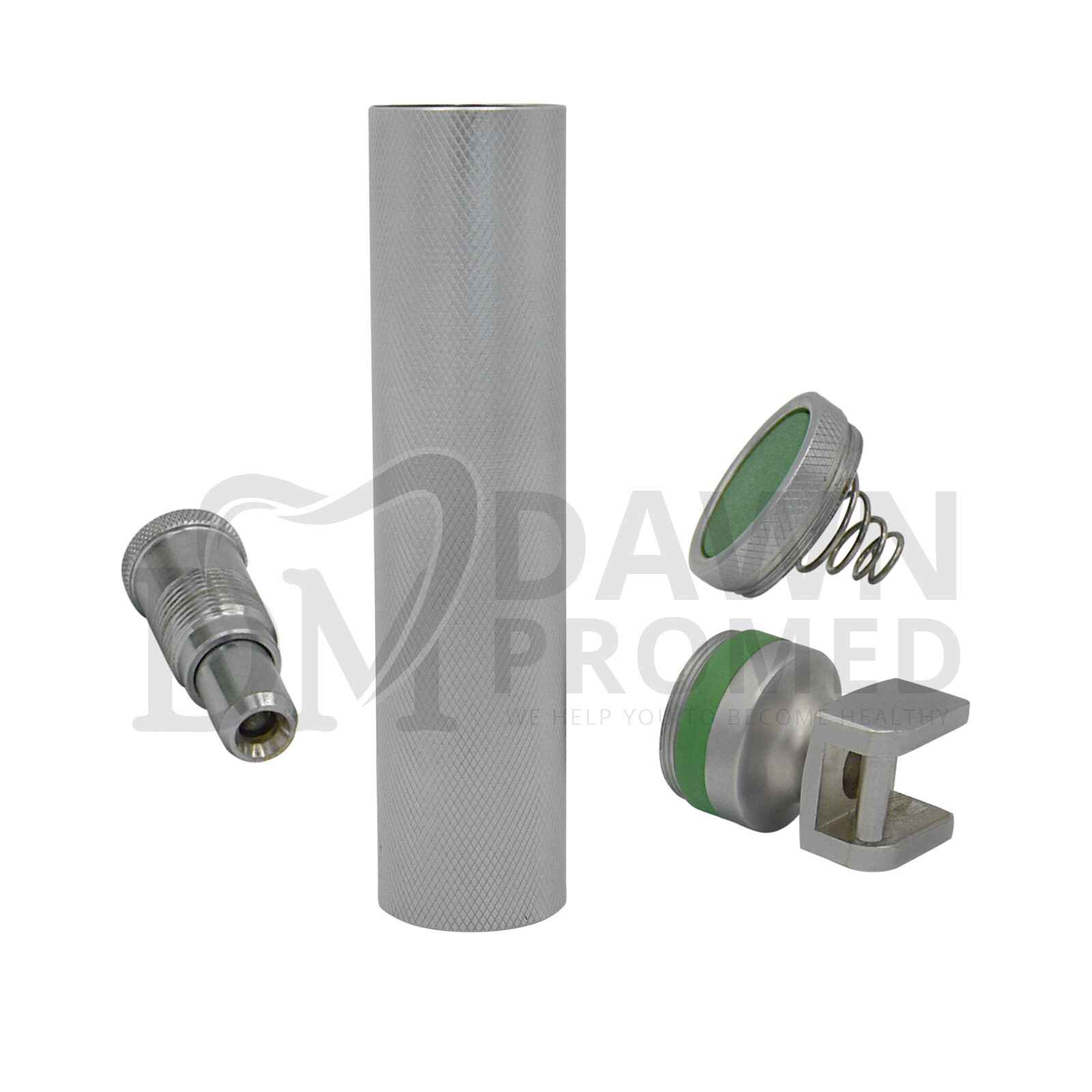 5 Pcs Macintosh Laryngoscope 4 Fiber Optic Blade & 1 Handle W/FREE Case German G