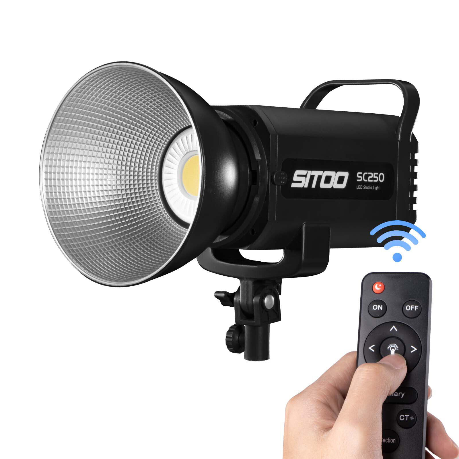 SITOO 250W LED Video Light Spotlight Lamp Studio Lighting Photography Remote