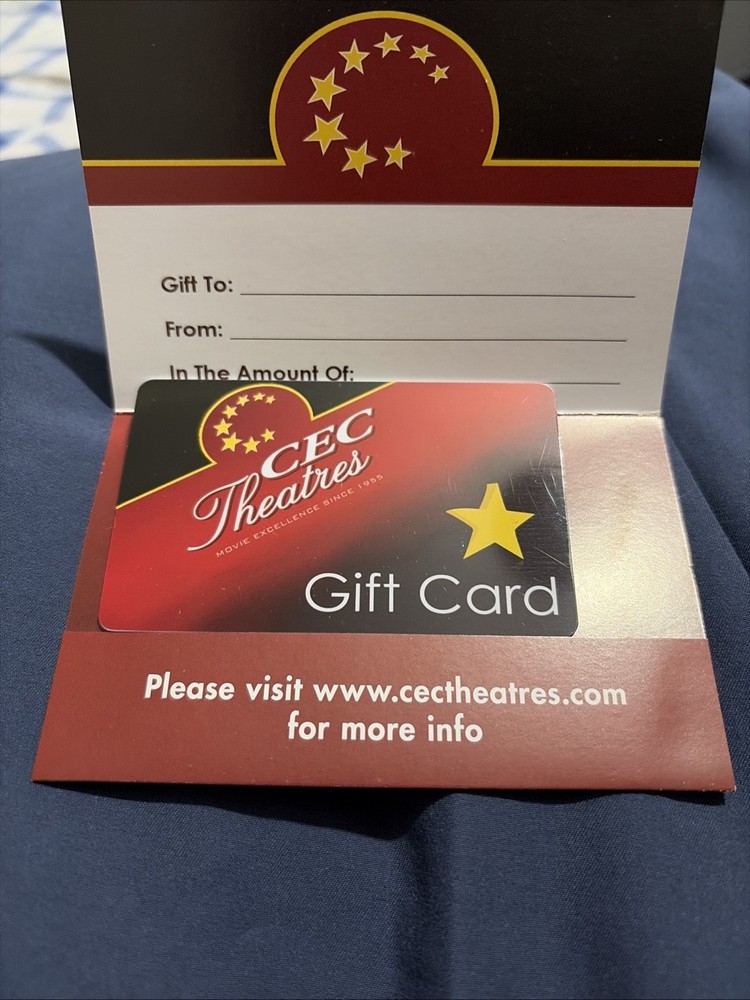 CEC Theatres Gift Card