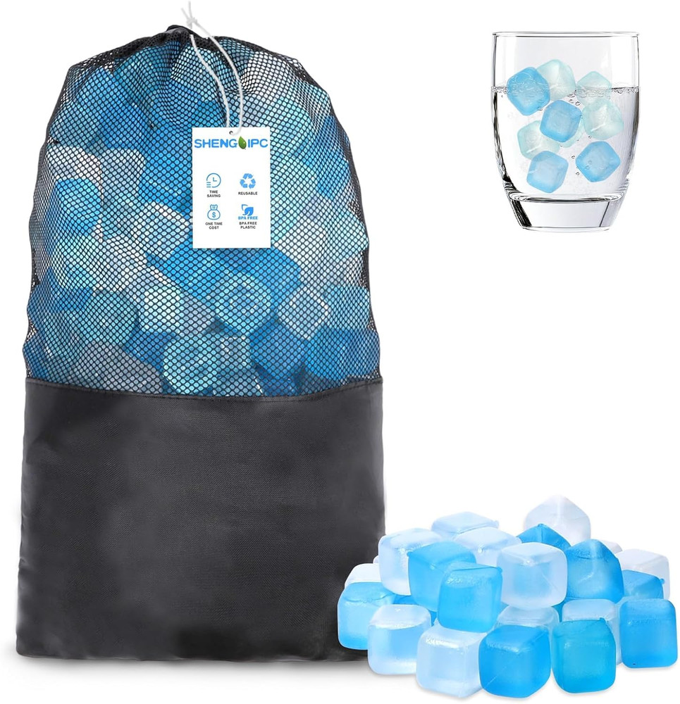 360 Pack Reusable Ice Cubes Refreezable Plastic Ice Cubes without Diluting Reusa