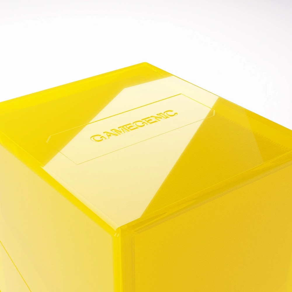 Gamegenic Bastion 100+ XL Translucent Yellow Deck Box