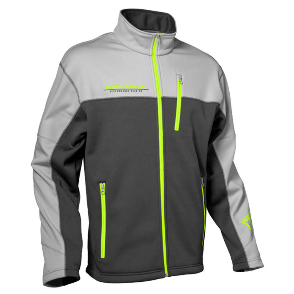 Castle X Fusion G4 Mid-Layer Jacket - Hi-Vis/Silver