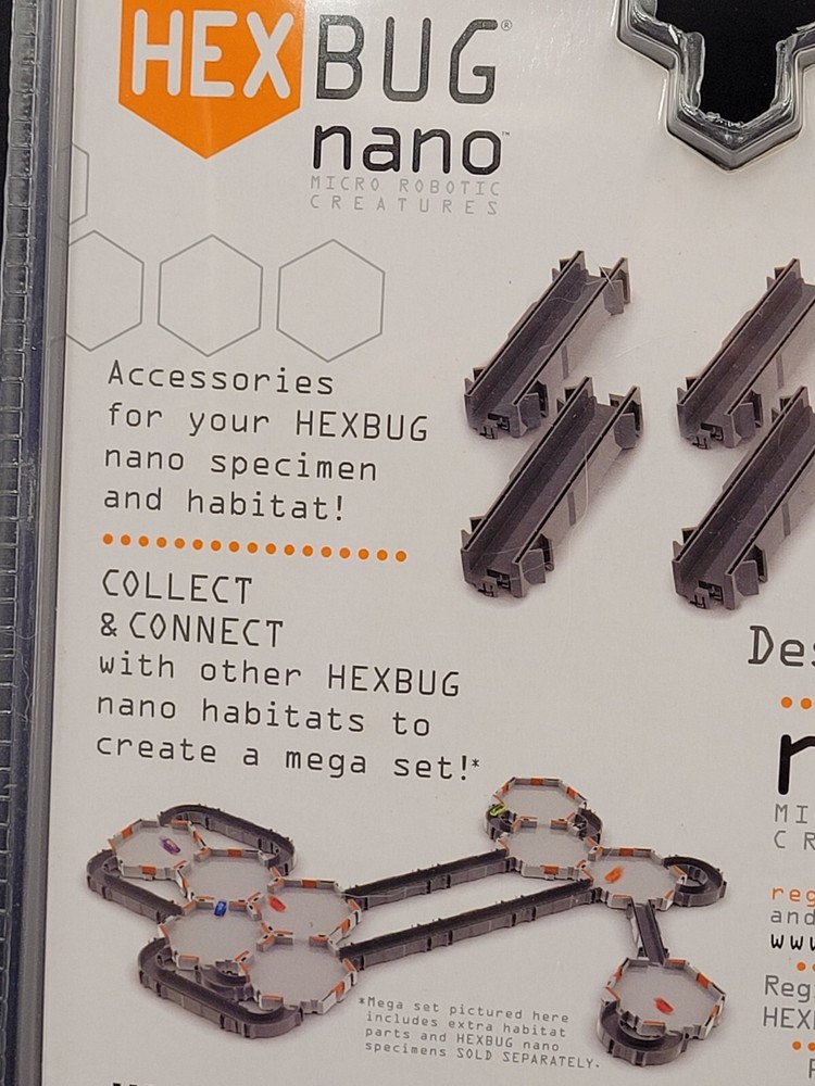 HEXBUG Nano Track 6 Piece SEALED 2010 Micro Robotic Bridges Plastic