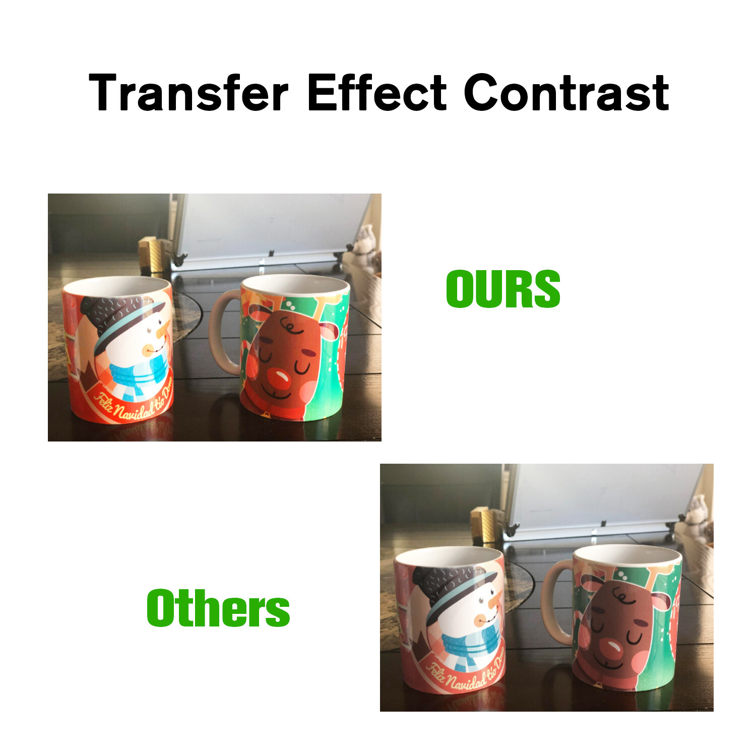 A-SUB Mug Sublimation Paper 4X9.5 100 Sheets 125g Inkjet Heat Transfer Tumblers