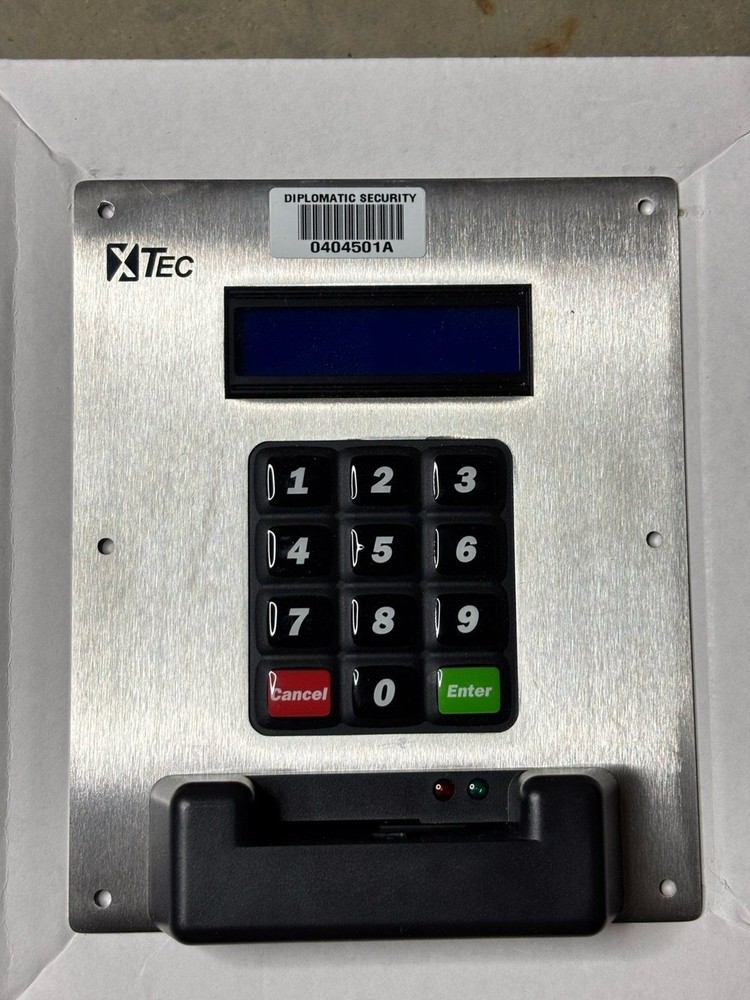 Xtec X10000-IDS Access Control Reader with Pin Pad and Display Open Box