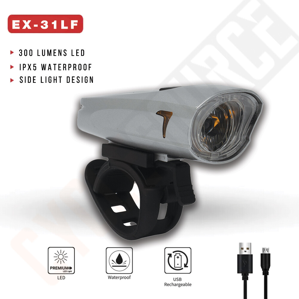 ENIX Bike Front Head Light EX-31FL Silver