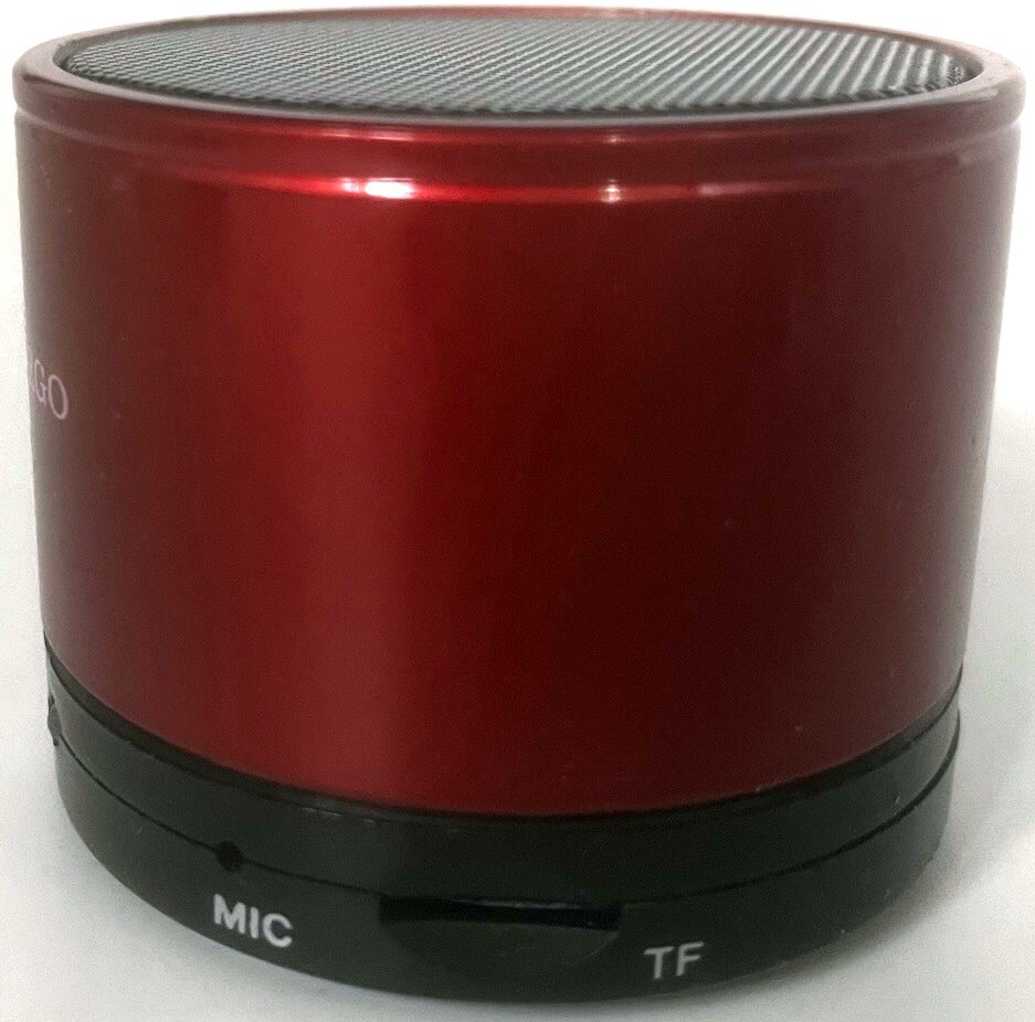 Wells Fargo Bank Red Mini Bluetooth & MP3 Speaker Microphone Input