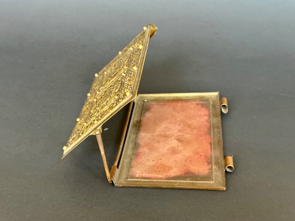 Weimar Germany ANTIQUE Bronze Case Notebook Paper Box