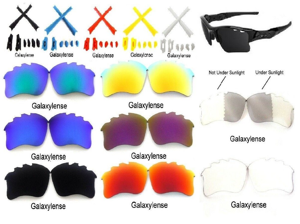 Galaxy Replacement Lenses For Oakley Flak Jacket XLJ Vented Multi-Selection