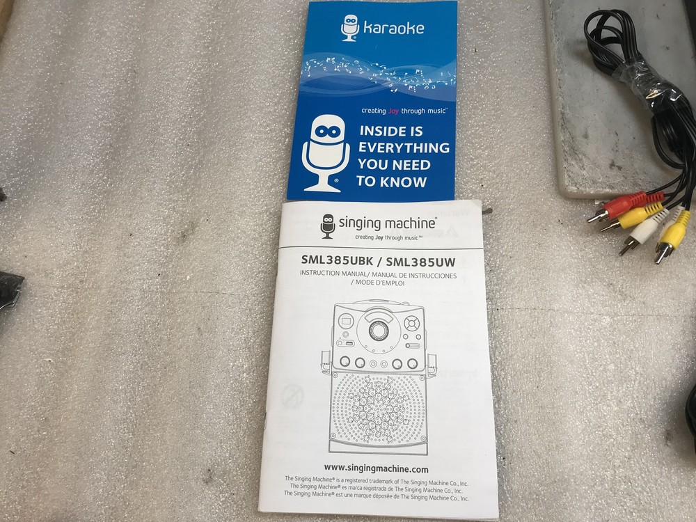 Singing Machine SML385UBK Karaoke System – CDG, Bluetooth, Microphone Tested