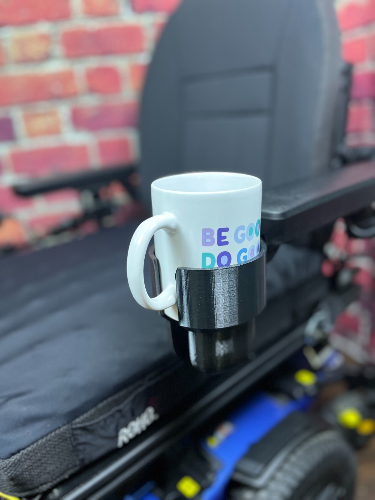 Cup Holder Made For Quantum Power Wheelchair