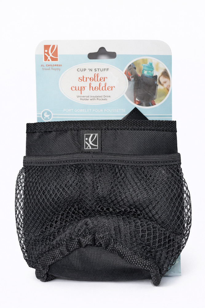 JL Childress Cups 'N Cargo Stroller Organizer, Black