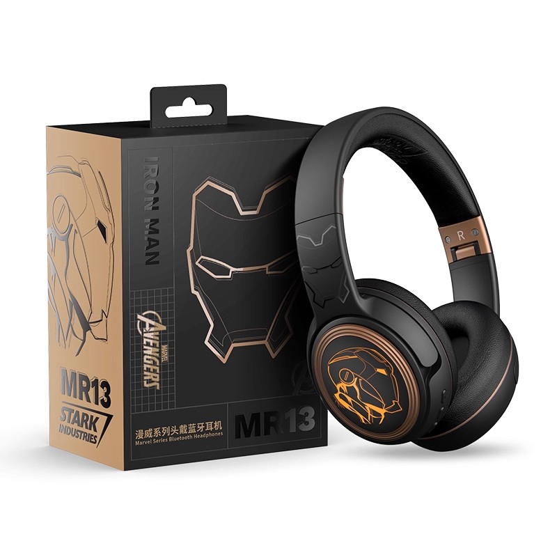 Marvel Captain America Wireless Earphone Bluetooth Luminous Denoise Headset Gift