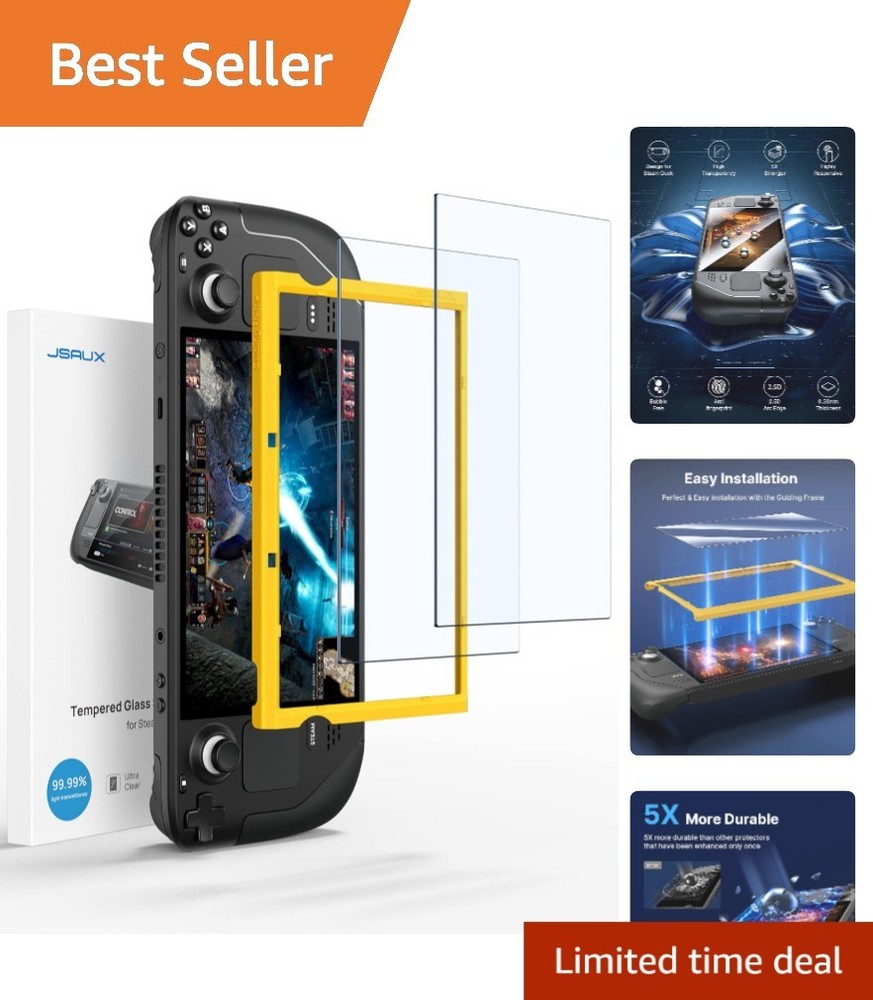 Scratch Resistant Screen Protectors for Steam Deck OLED – Easy Installation