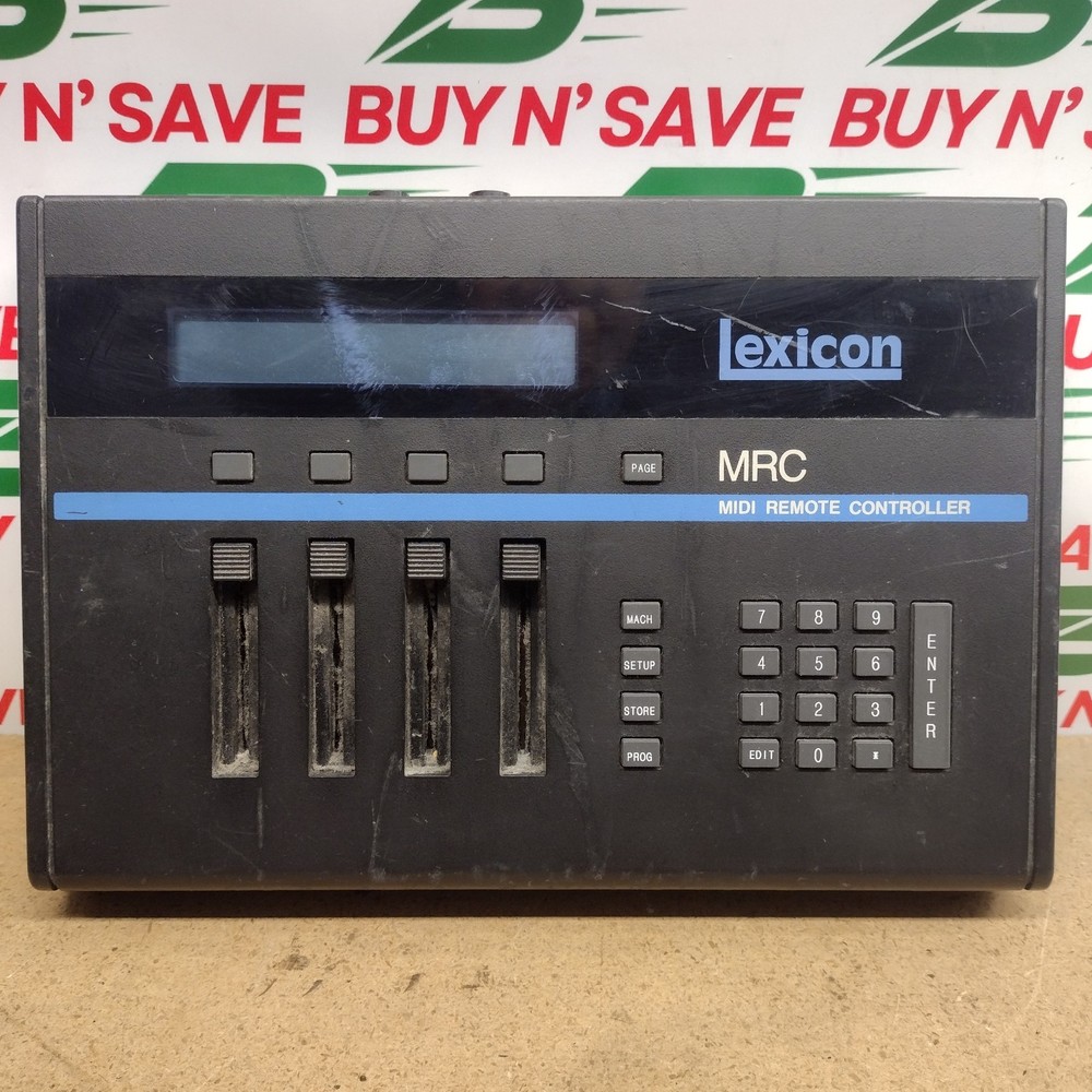 Lexicon MRC MIDI Remote Controller - Powers On - No Power Cord - USED