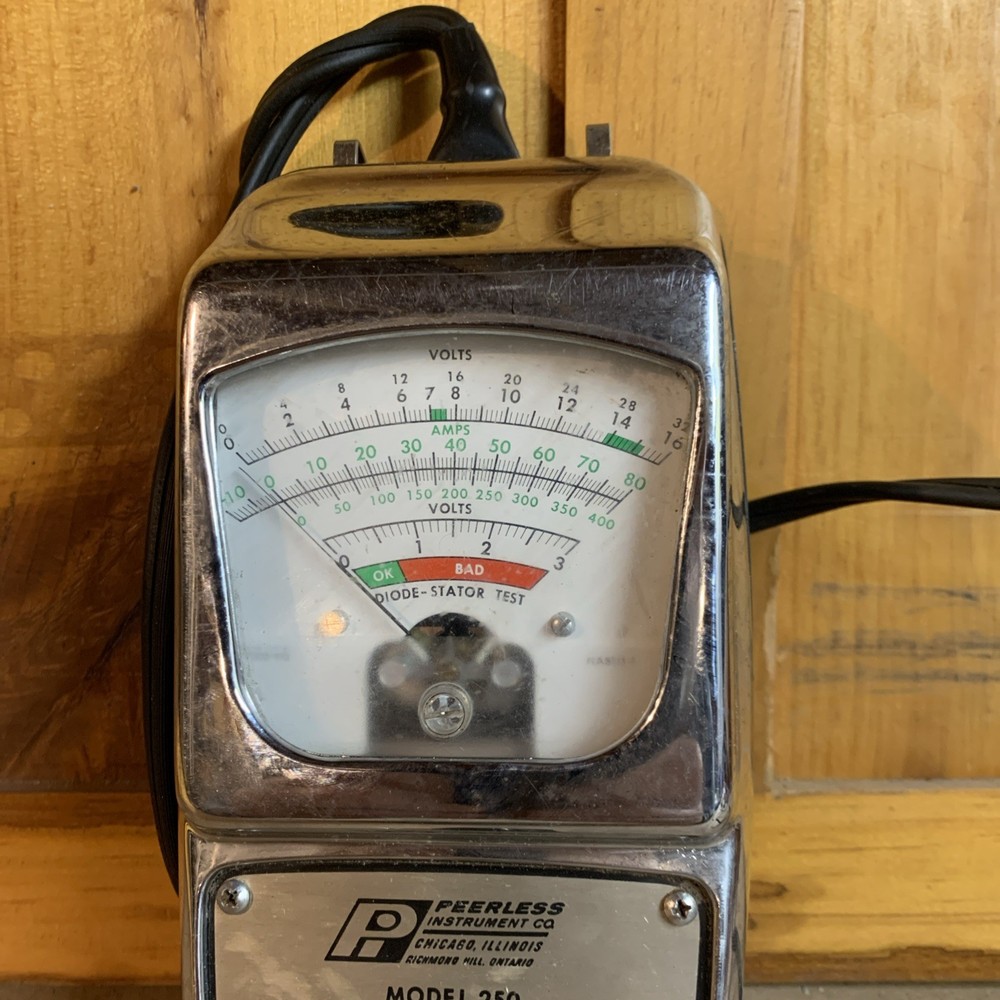 Vintage Peerless Engine Analyzer USA 4/21