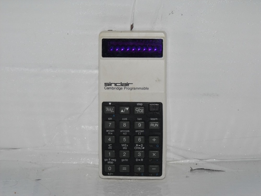 Sinclair Cambridge Programmable Calculator