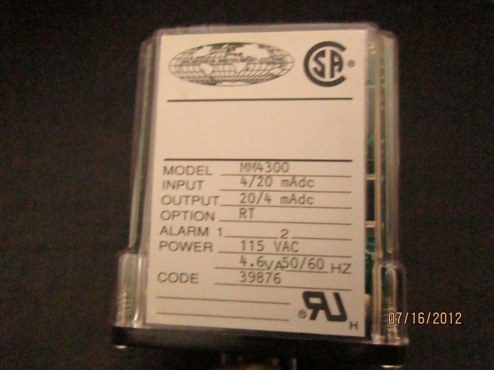 Wilkerson Mighty Module DC Input Isolated Transmitter MM4300 *NIB*