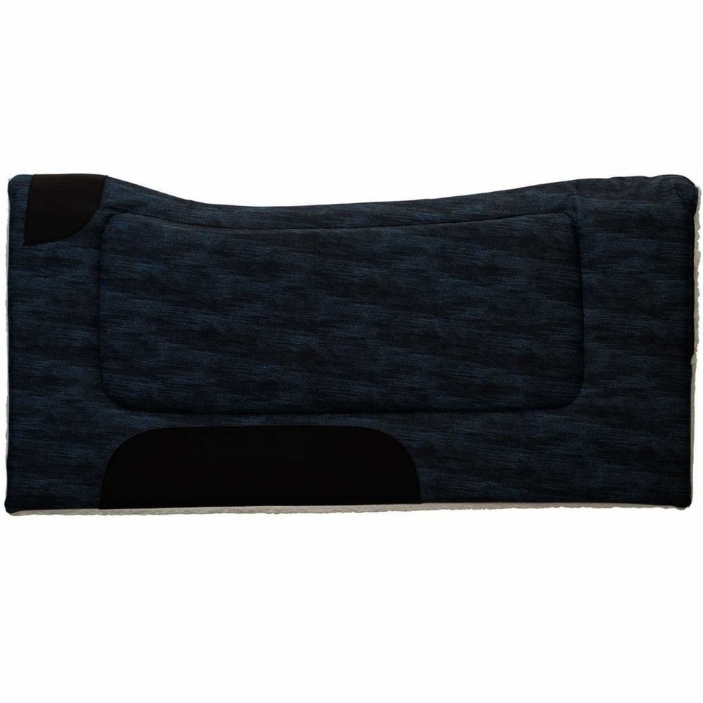 Weaver Leather Contoured Microfiber Saddle Pad - Black 30 x 30"