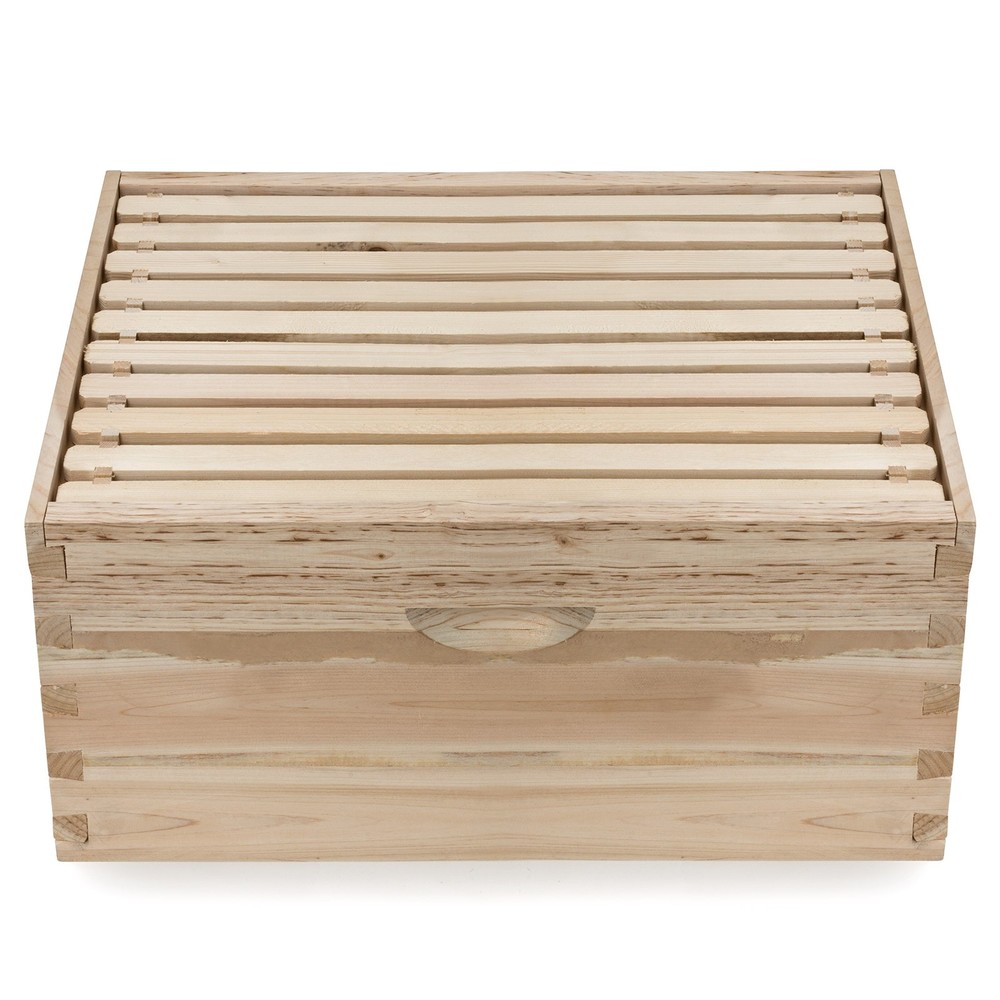 Beehive 10 Frame Add-On Super with 10 Deep Frames Langstroth Beekeeping