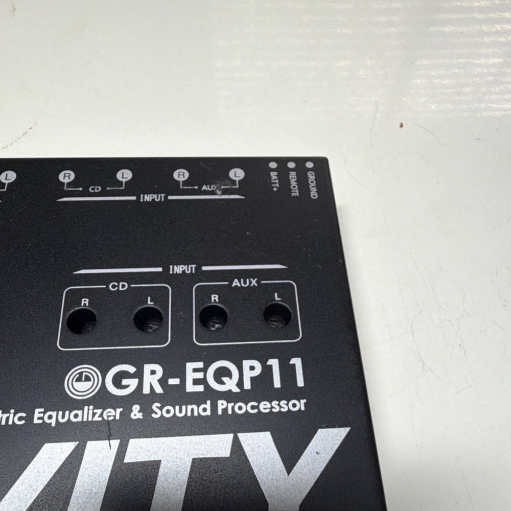 Gravity GR-EQP11 Parametric Equalizer & Sound Processor for Car Audio
