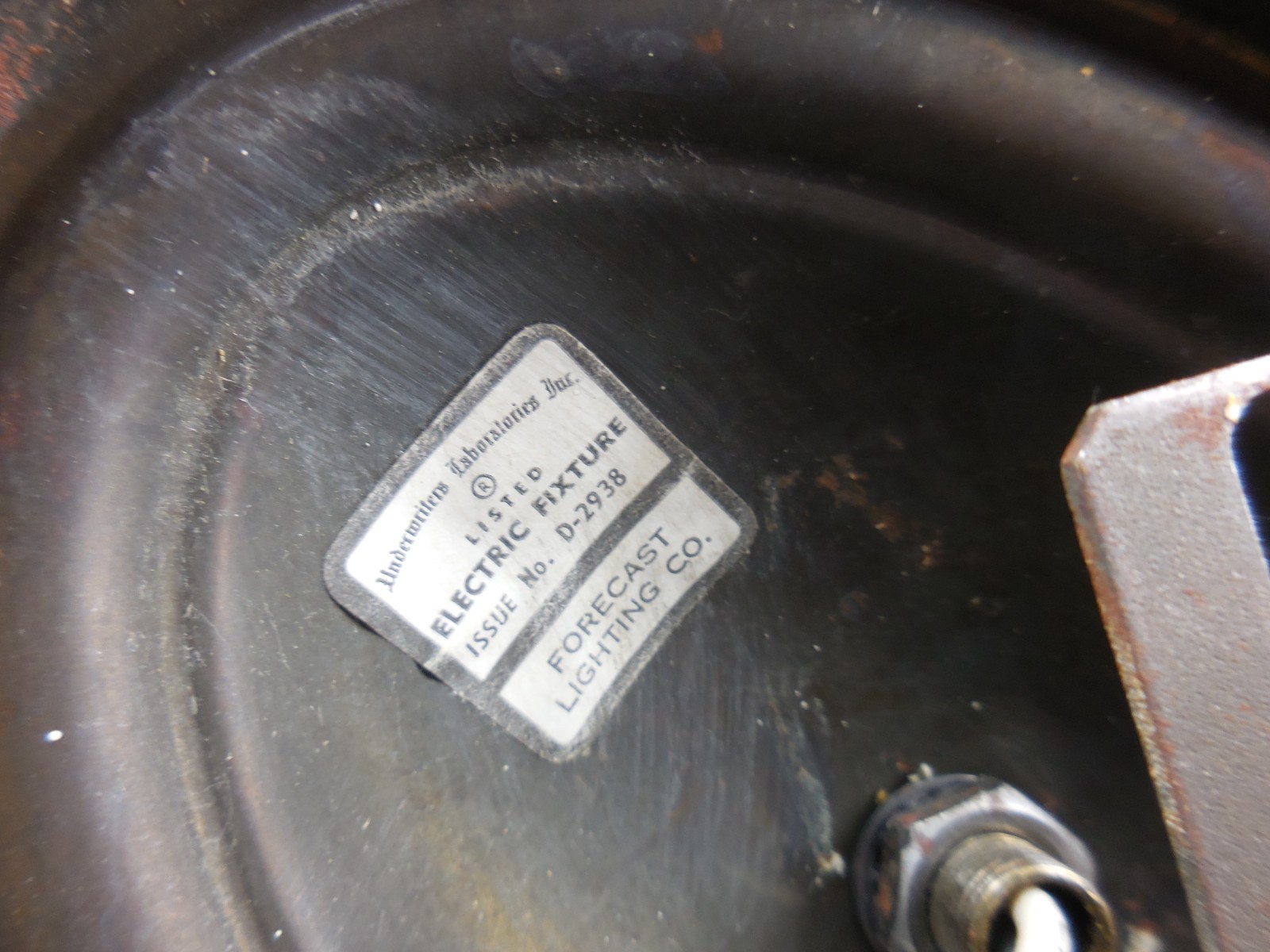 Vintage Pair Forecast Lighting Co. D-2938 Electric Fixture Wall Sconce