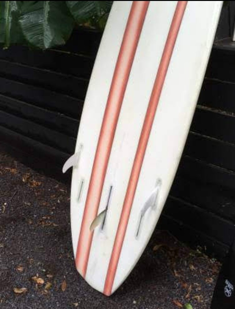 Custom waveski from Island Waveski and Werner Paddle