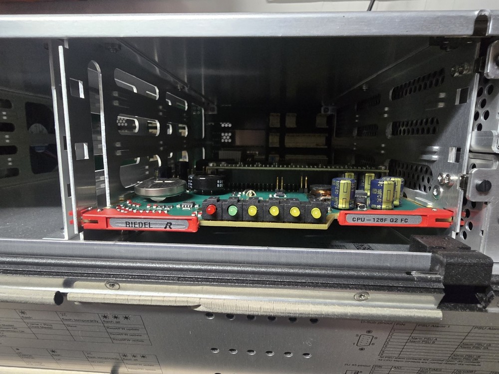 Riedel Artist 32 G2 Intercom 2x PSU, 1x CPU