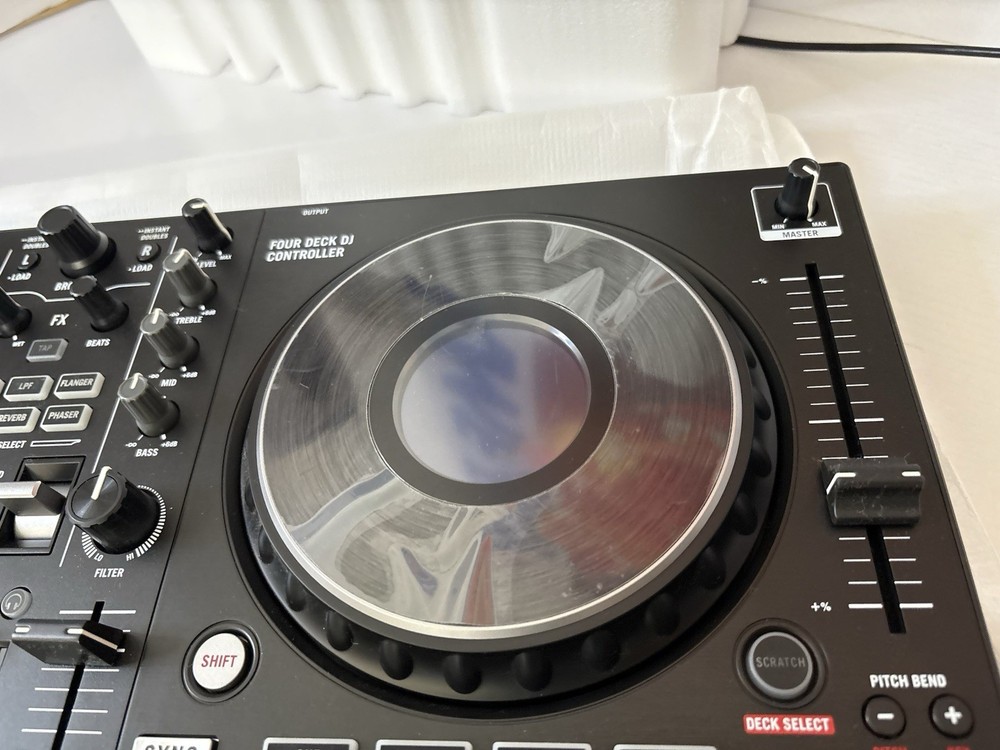 Numark Mixtrack Platinum FX 4-Deck DJ Controller w/ Jog Wheel Displays & FX